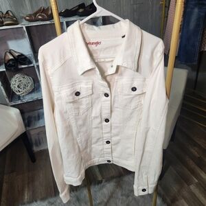 Wrangler Women's Off-White Denim Jacket